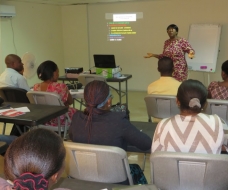 A guest lecturer takes an SYOB session